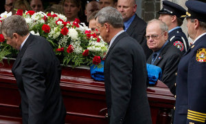 El funeral se celebró en Port Coquitlam (B.C.). Foto: The Canadian Press