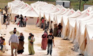 Refugiados sirios en un campo de la población turca de Hatay, Turquía. Foto: Smihan Ozguven / Anatolian Agency / EFE