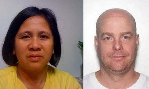 Raquel Junio y su marido, de quien estaba separada, Macdermid Ermacora. Fotos: Policía de Peel