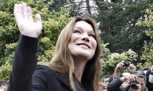 Carla Bruni, en el Palacio de Elíseo, el pasado 17 de septiembre. Foto: Jacques Brinon / Efe