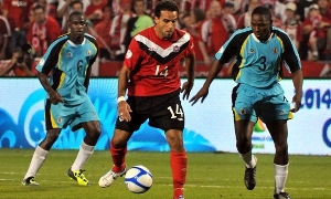 Dwayne de Rosario, con la selección canadiense