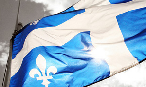 Bandera de Quebec