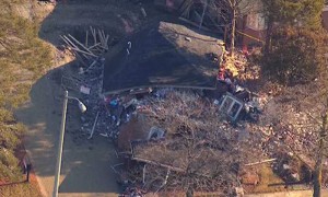 Cuando se produjo el derrumbe había tres obreros trabajando en la vivienda, ninguno de los cuales resultó herido. Foto: CTV News