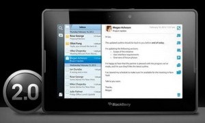 PlayBook OS 2.0 integra la opción de utilizar una bandeja de entrada unificada que centraliza todos los mensajes en un mismo lugar. Foto: RIM