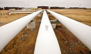 Parte de la instalación del gaseoducto que unirá Alberta con B.C.