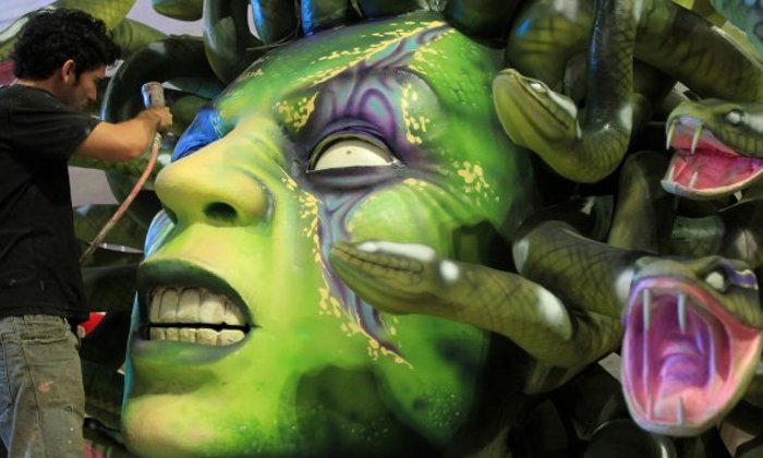 Preparativos para el carnaval de Río