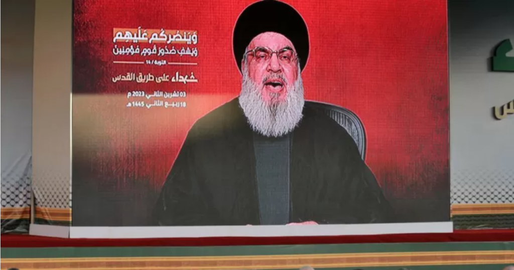 El Popular “la Guerra Total Es Posible” Hassan Nasrallah Líder Del Grupo Radical Libanés 9916